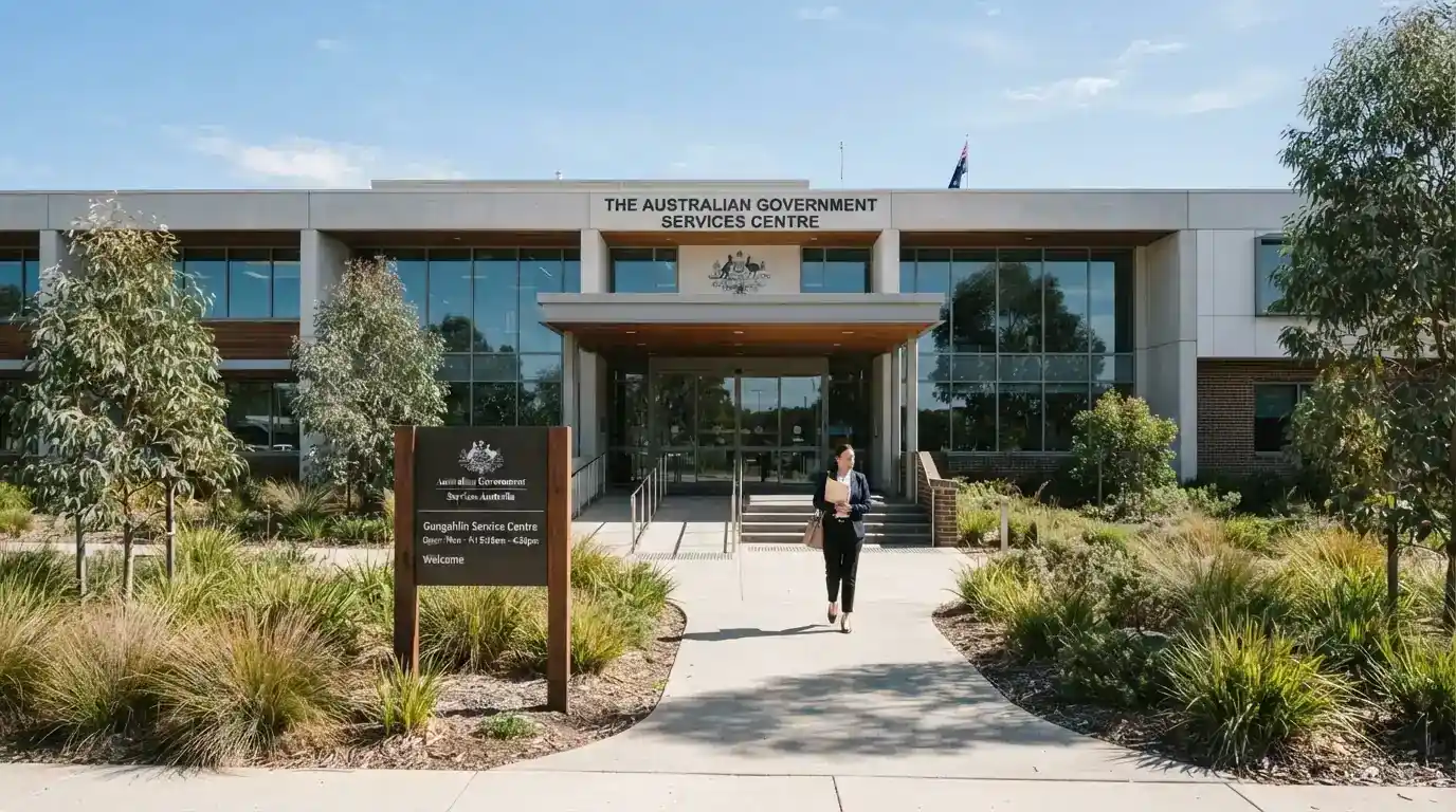 ACT Gambling and Racing Commission building exterior or official regulatory signage