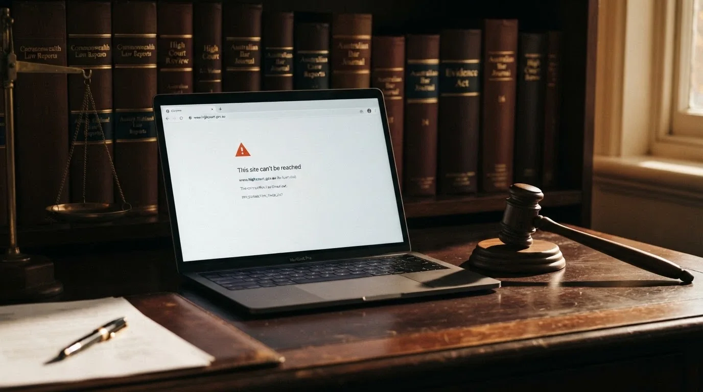 The ACMA logo beside the text of the Interactive Gambling Act 2001, a gavel in the foreground