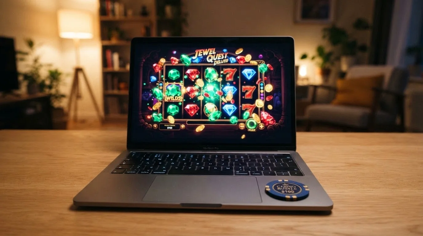 A row of high-RTP online pokie title screens including Mega Joker, Blood Suckers and 1429 Uncharted Seas