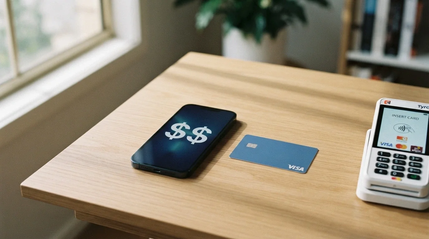 A selection of online payment methods including PayID, debit card and cryptocurrency logos
